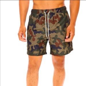 2/$5 Add another item to bundle.
Fashion Nova Men Camo Swim Trunks